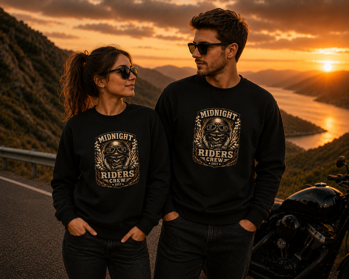 Sweatshirt - Midnight Riders Crew 2017