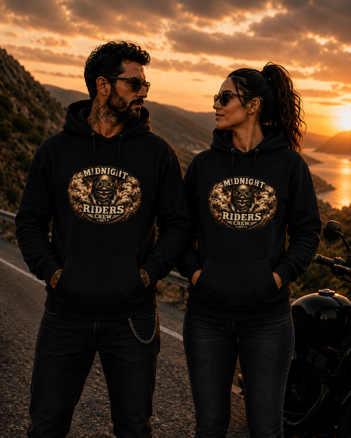 Hoodie - Midnight Riders Crew 2017