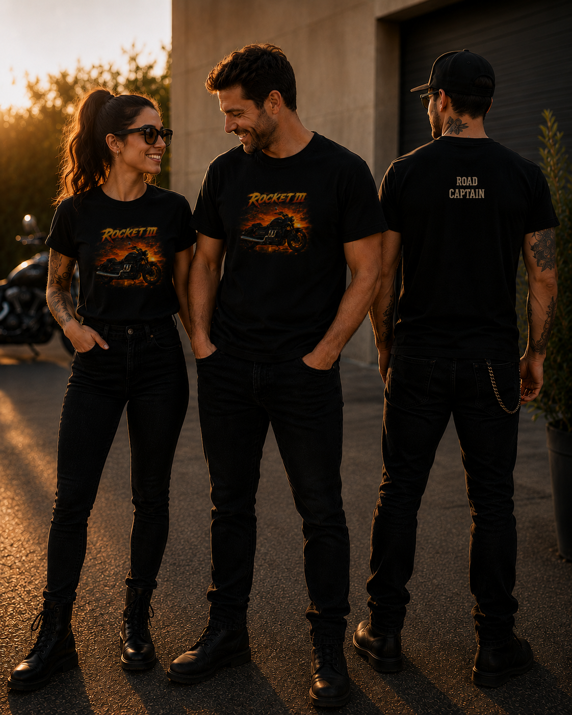 Personalisiertes T-Shirt - Triumph Rocket III