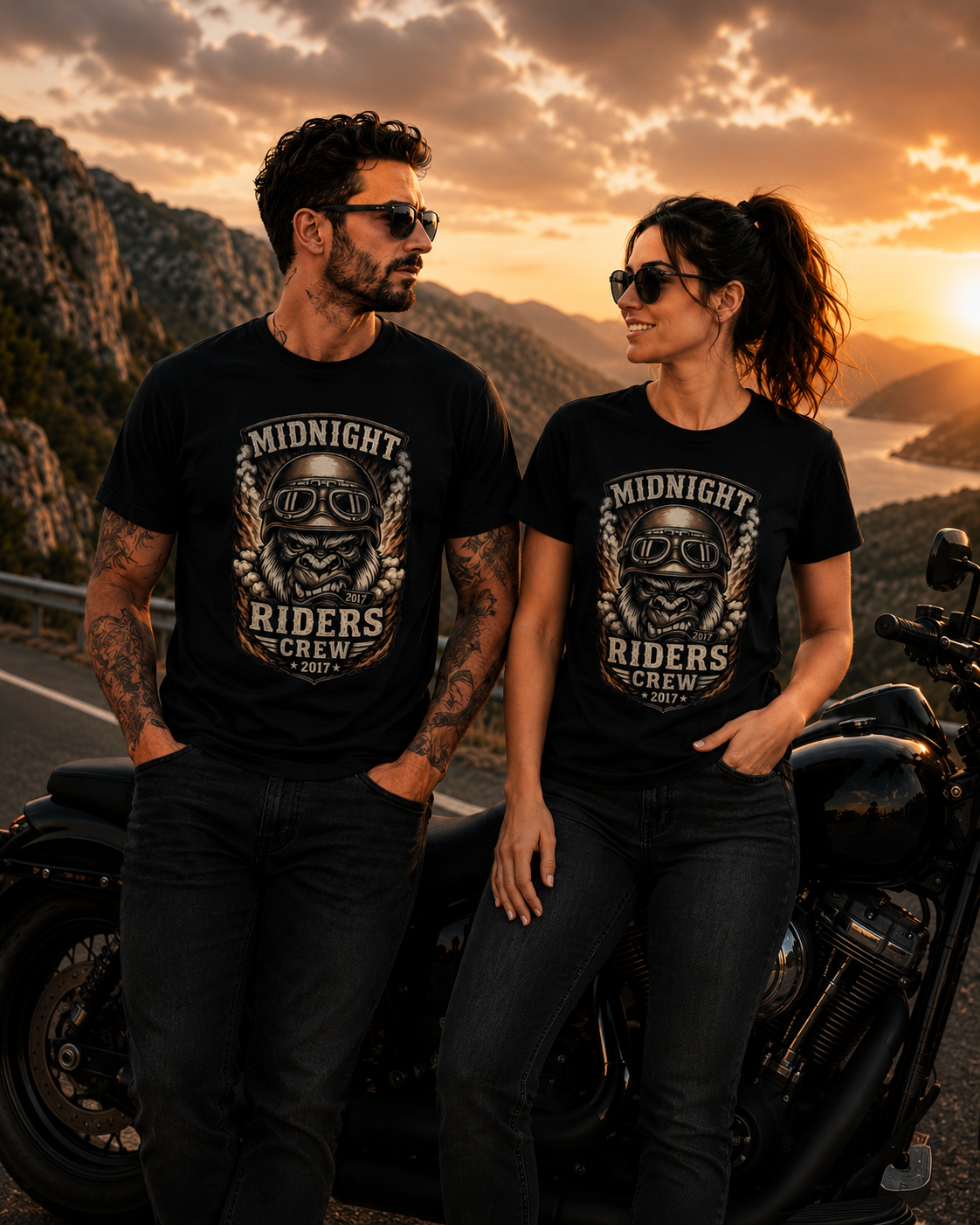 T-Shirt - Midnight Riders Crew 2017