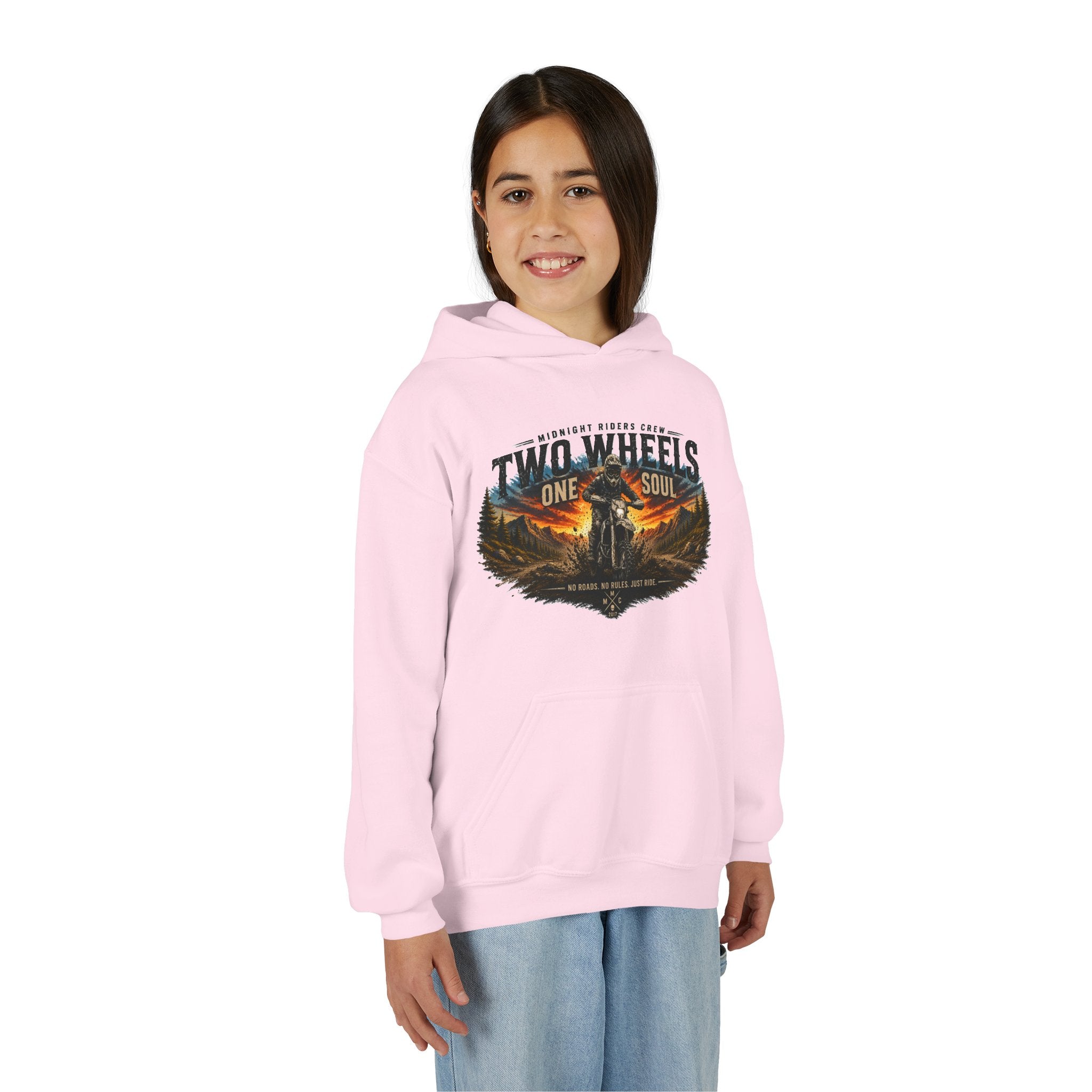 Kinder Hoodie - Two Wheels, One Soul
