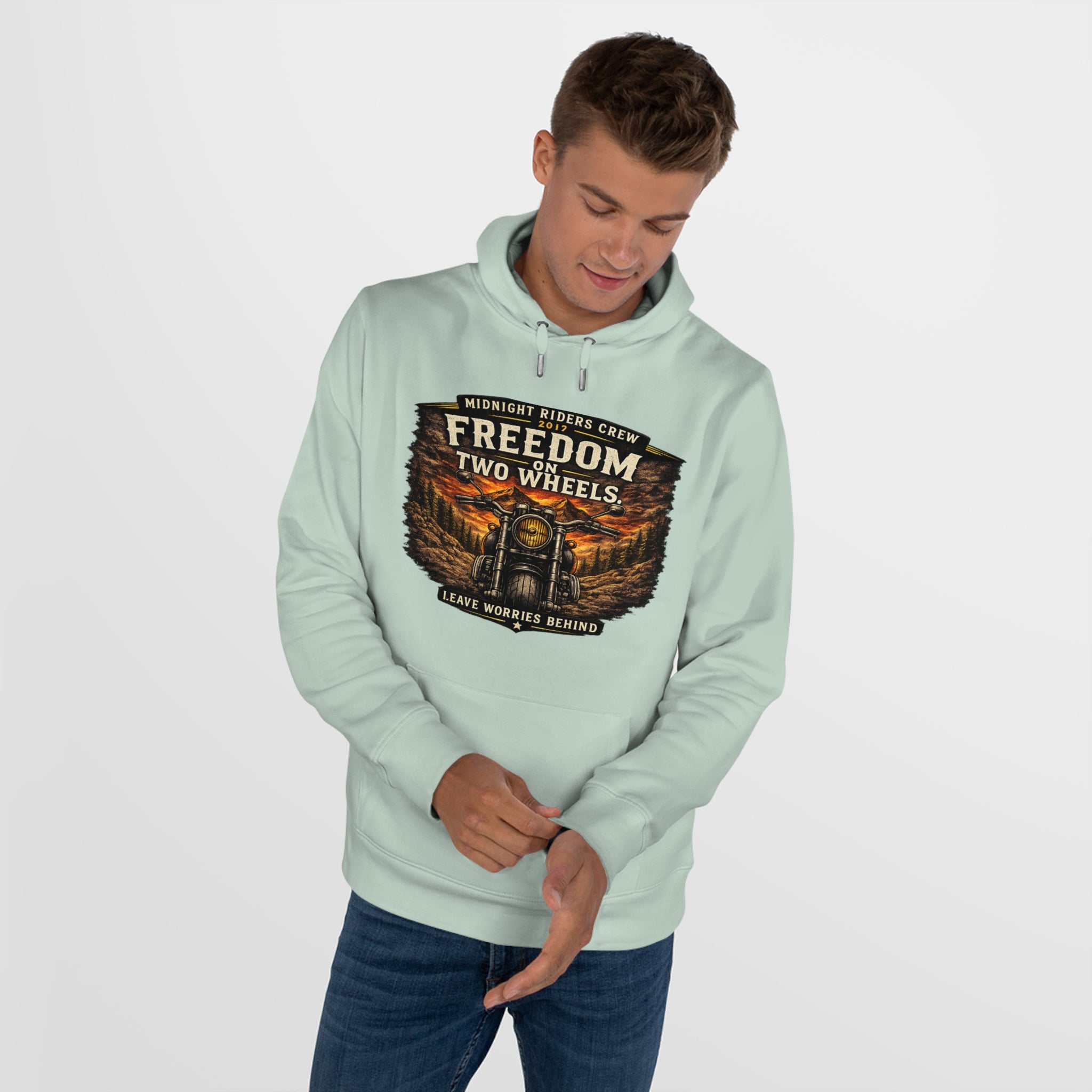 Personalisierter Hoodie - Two Wheels  One Soul
