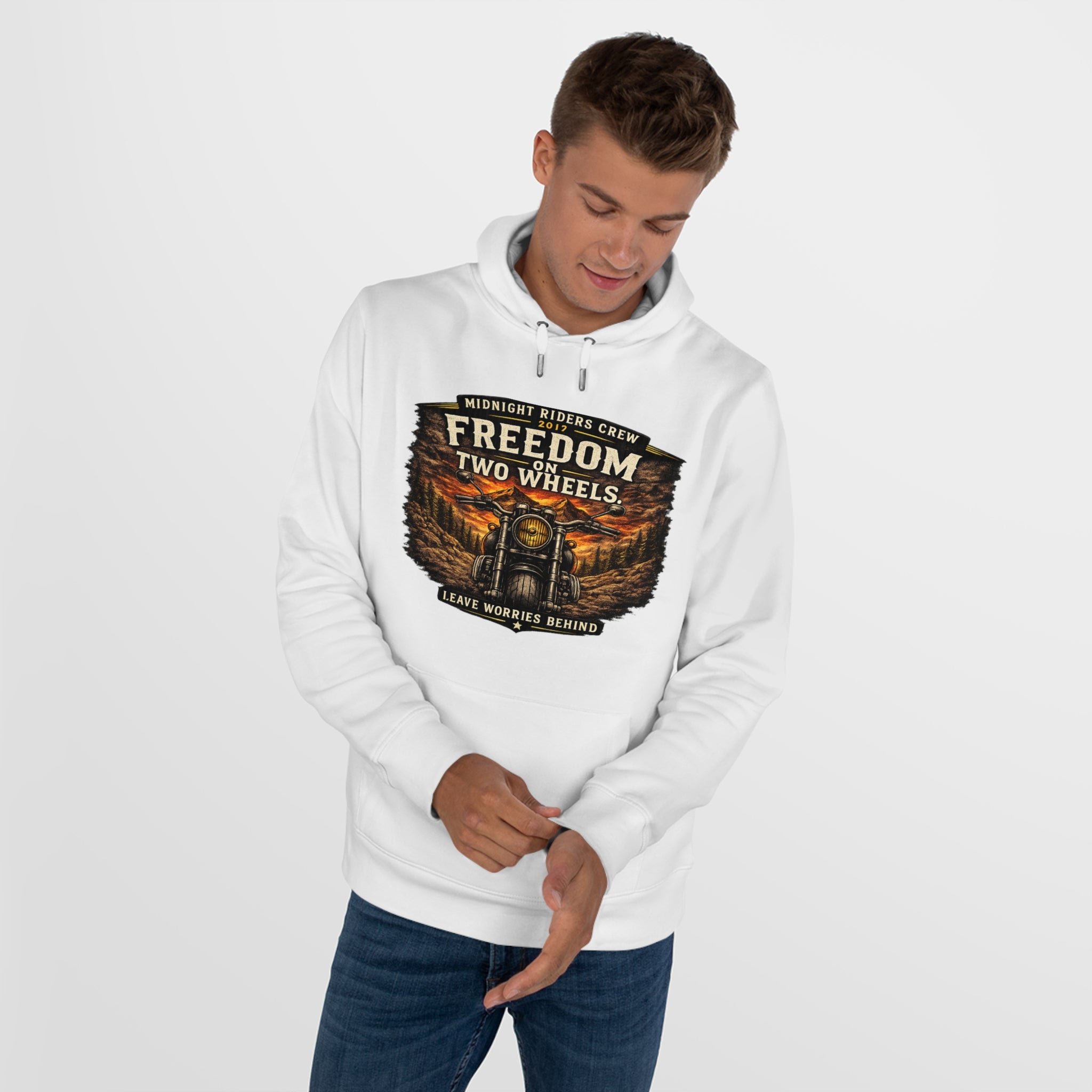 Personalisierter Hoodie - Two Wheels  One Soul