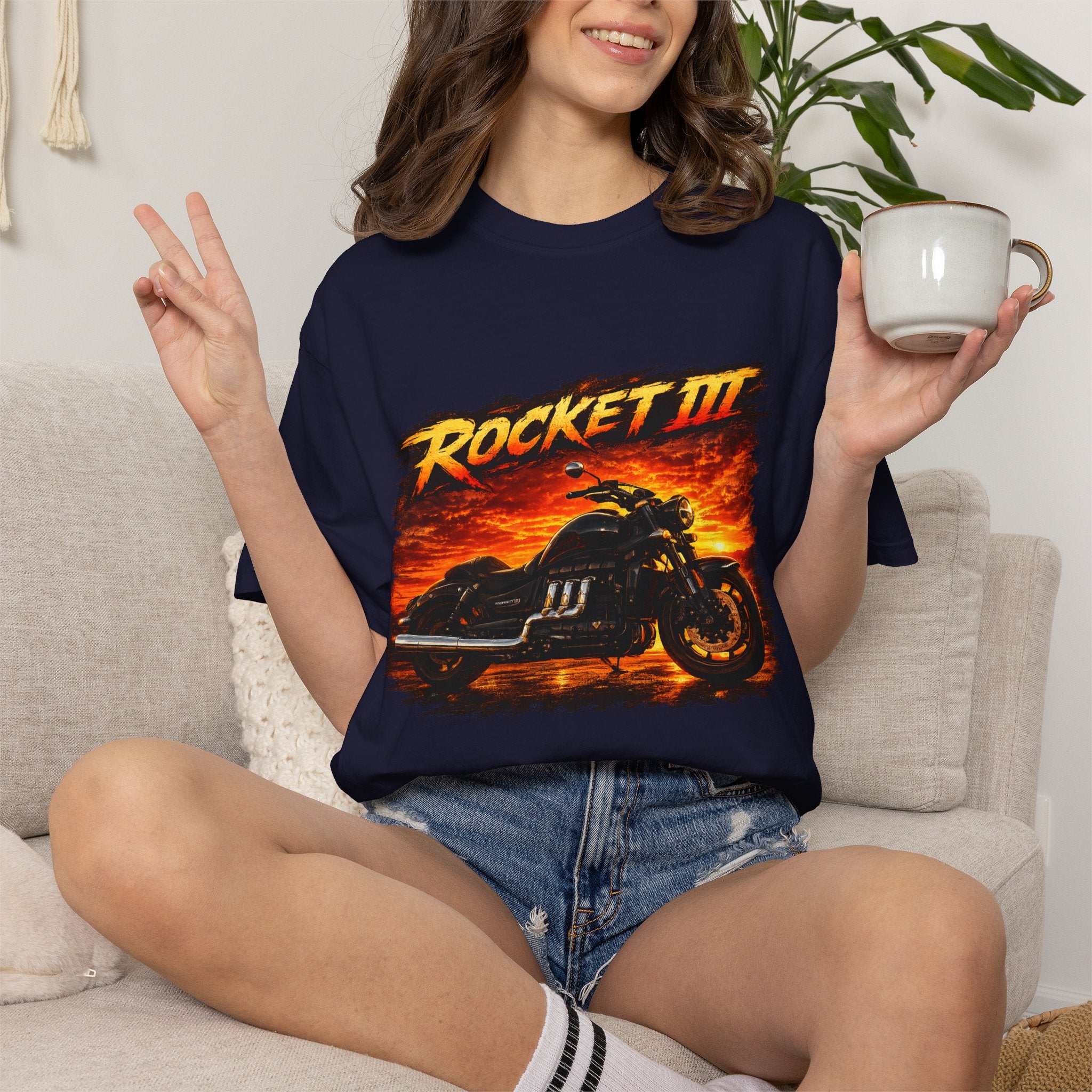 Personalisiertes T-Shirt - Triumph Rocket III