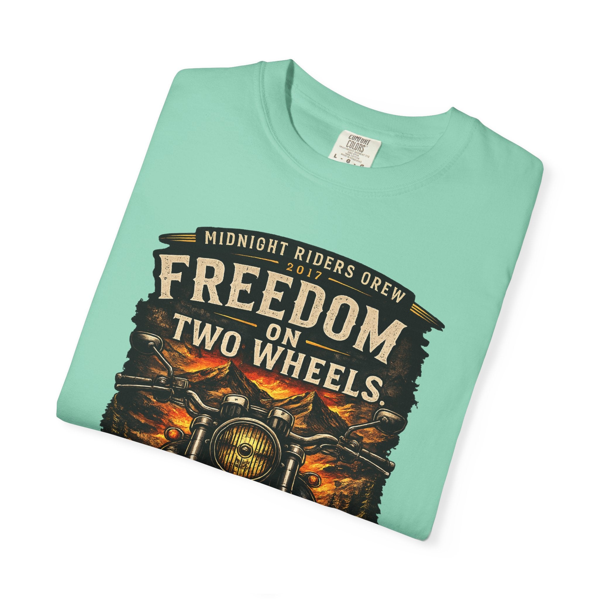 T-Shirt - Freedom on Two Wheels  Leave Worries Behind
