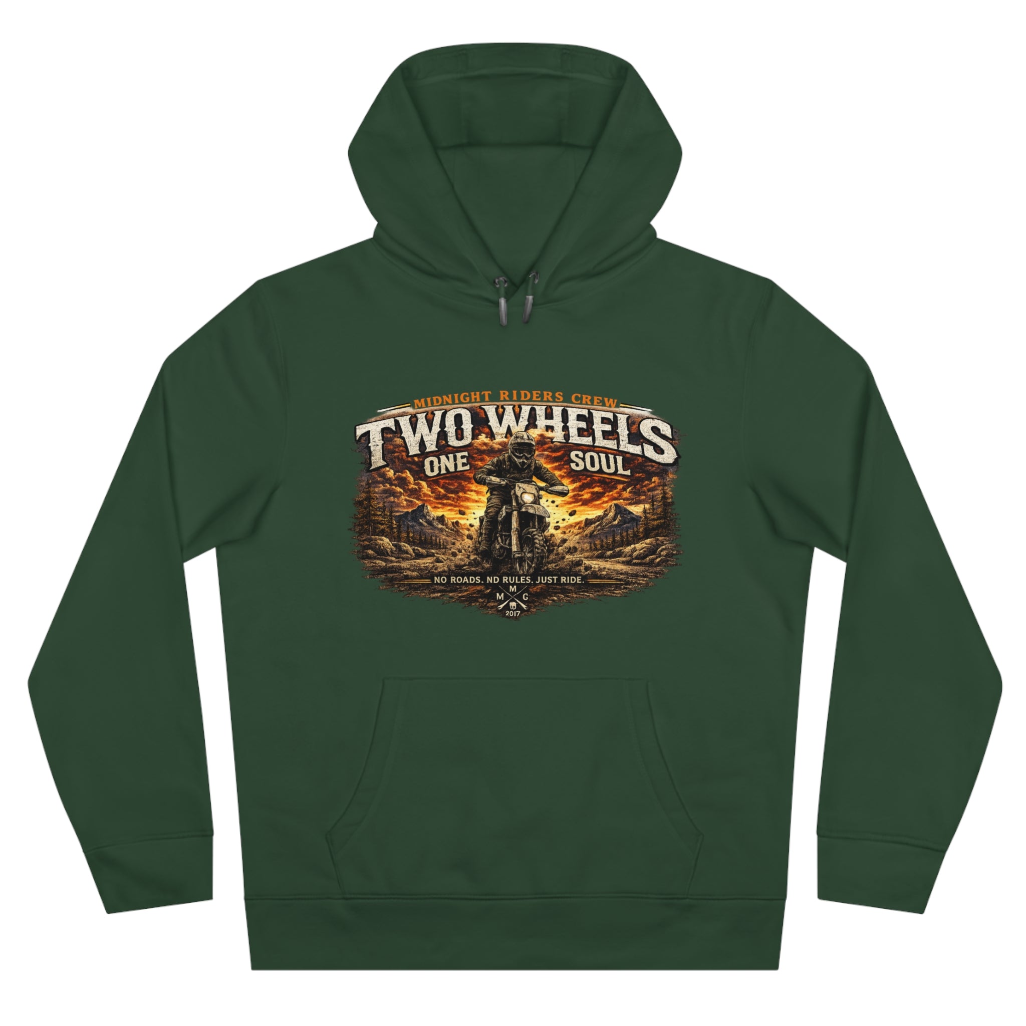 Personalisierter Hoodie - Two Wheels, One Soul