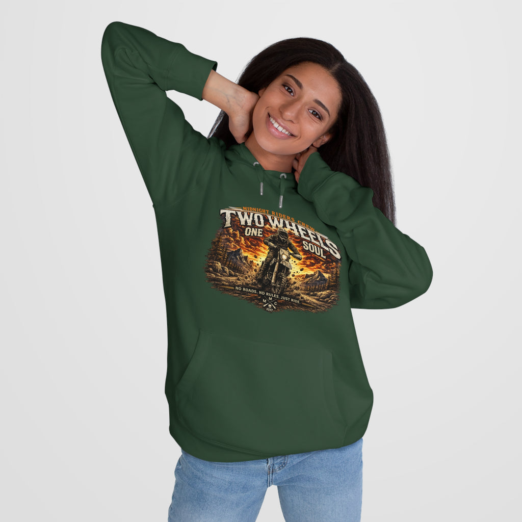Personalisierter Hoodie - Two Wheels, One Soul