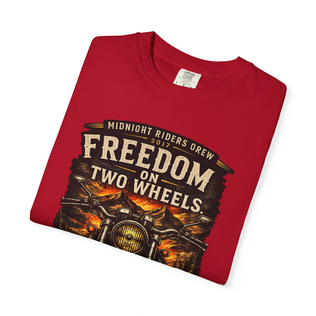 T-Shirt - Freedom on Two Wheels  Leave Worries Behind
