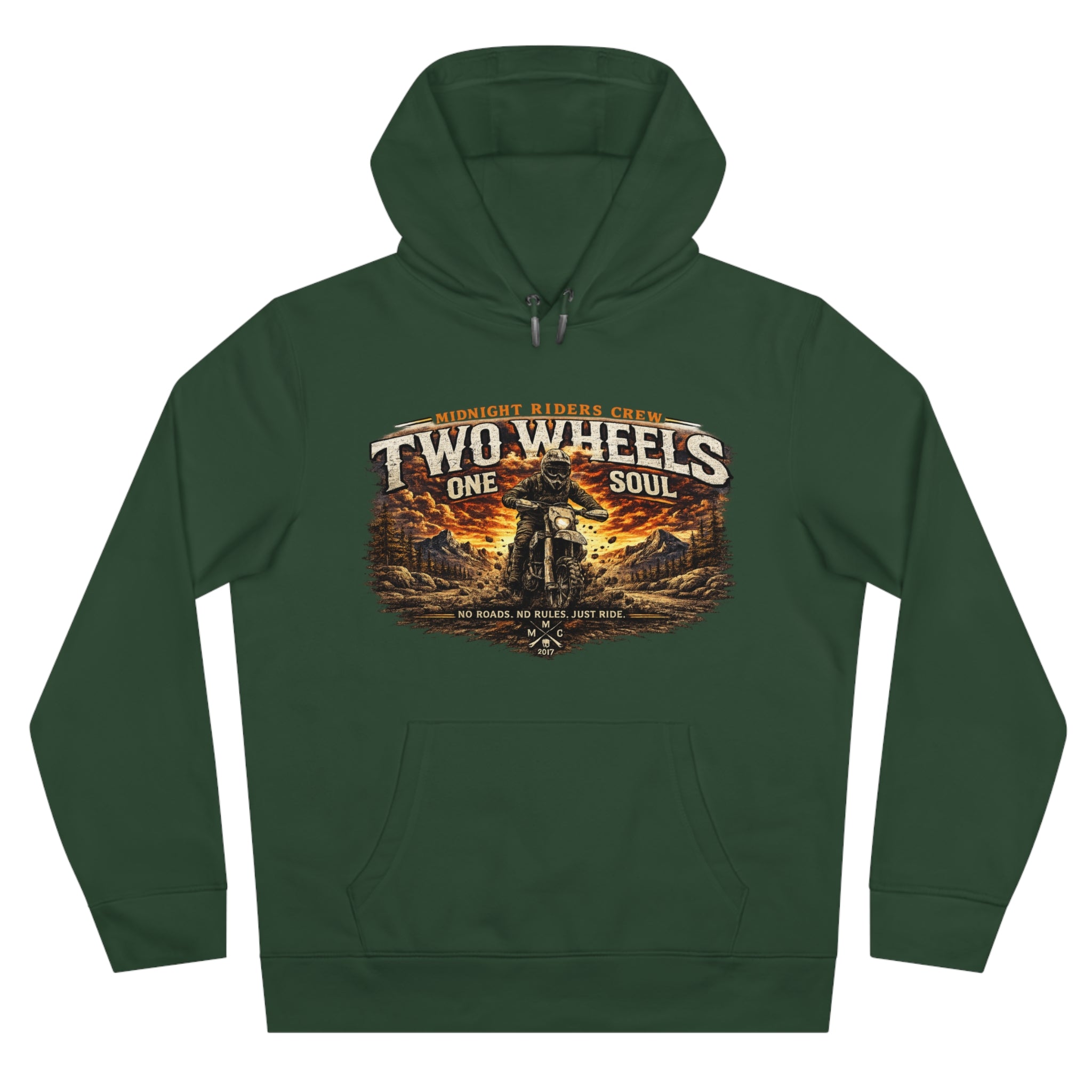 Hoodie - Two Wheels  One Soul