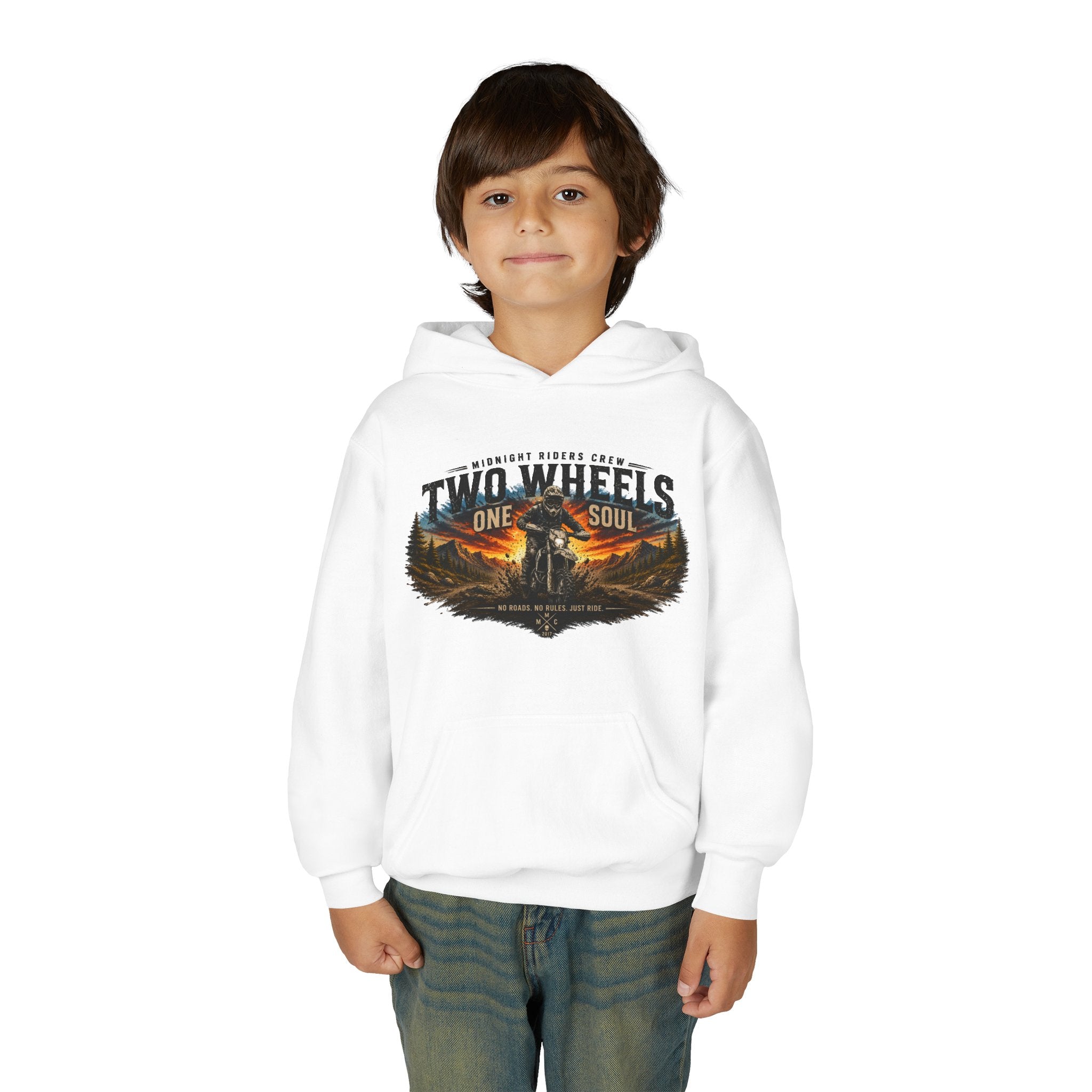 Kinder Hoodie - Two Wheels, One Soul