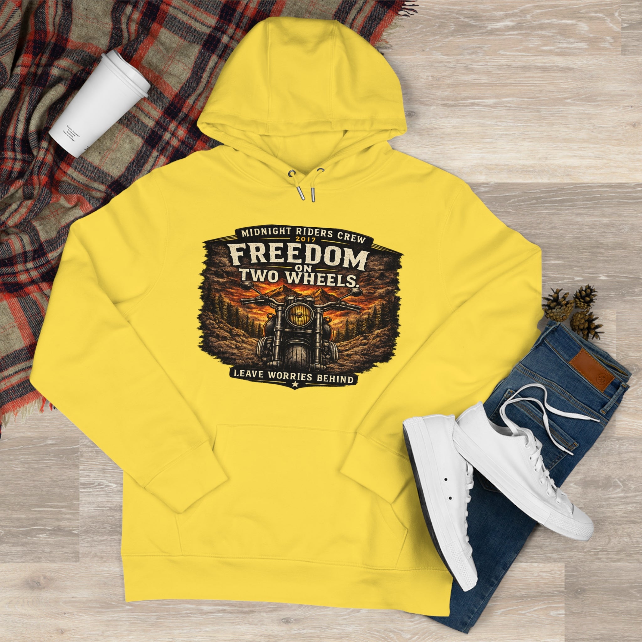 Personalisierter Hoodie - Two Wheels  One Soul