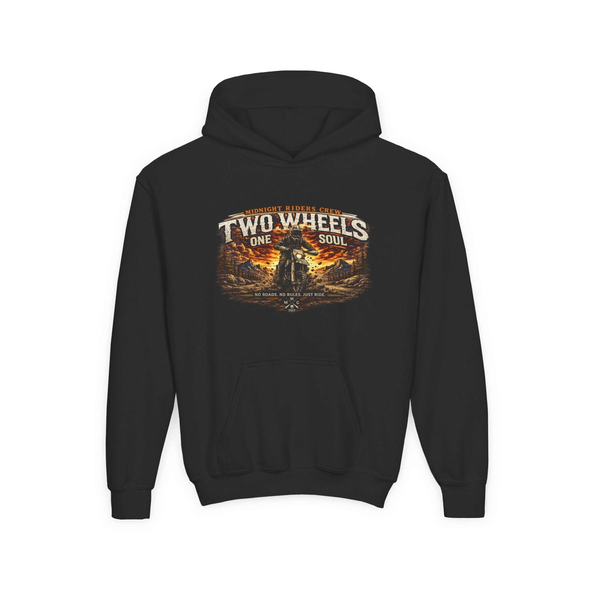 Kinder Hoodie - Two Wheels, One Soul