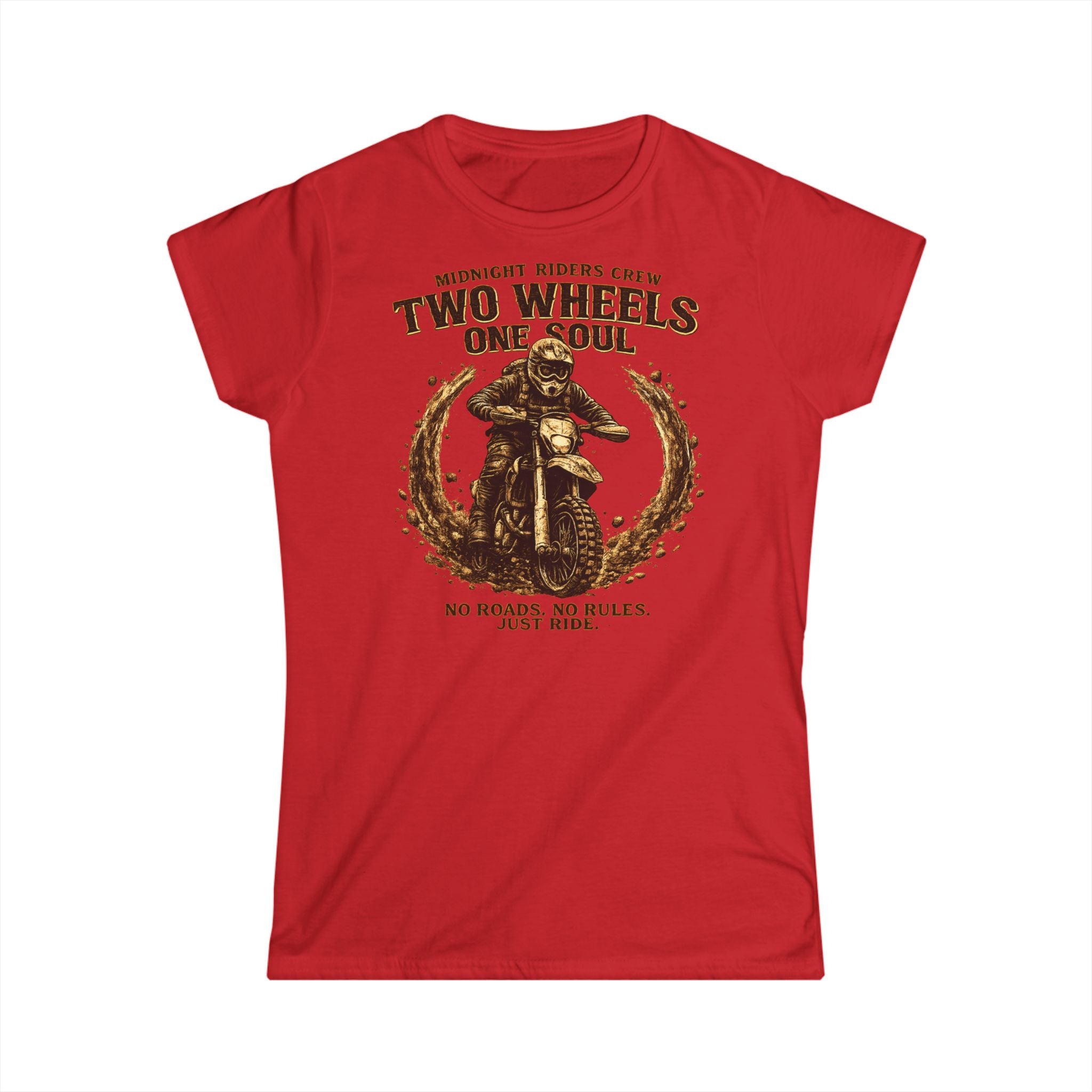 Personalisiertes Damen T-Shirt - Two Wheels One Soul