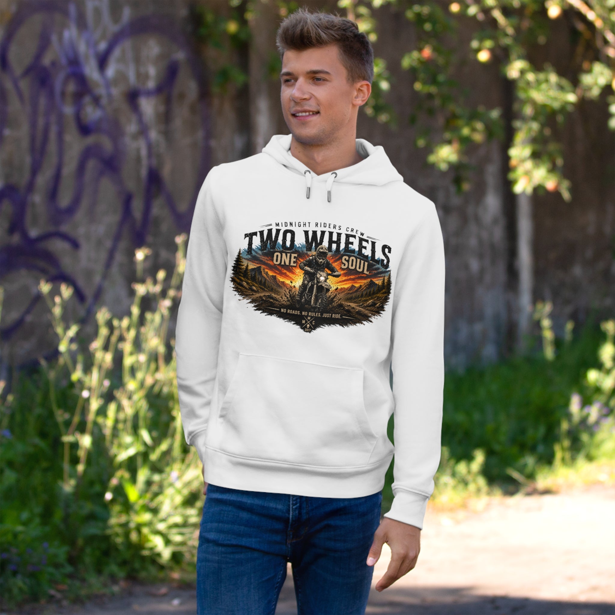 Hoodie - Two Wheels  One Soul
