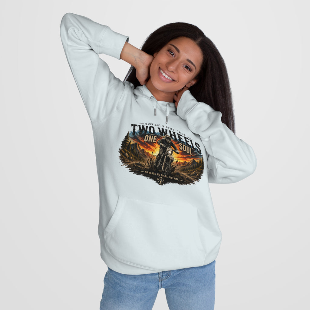 Personalisierter Hoodie - Two Wheels, One Soul