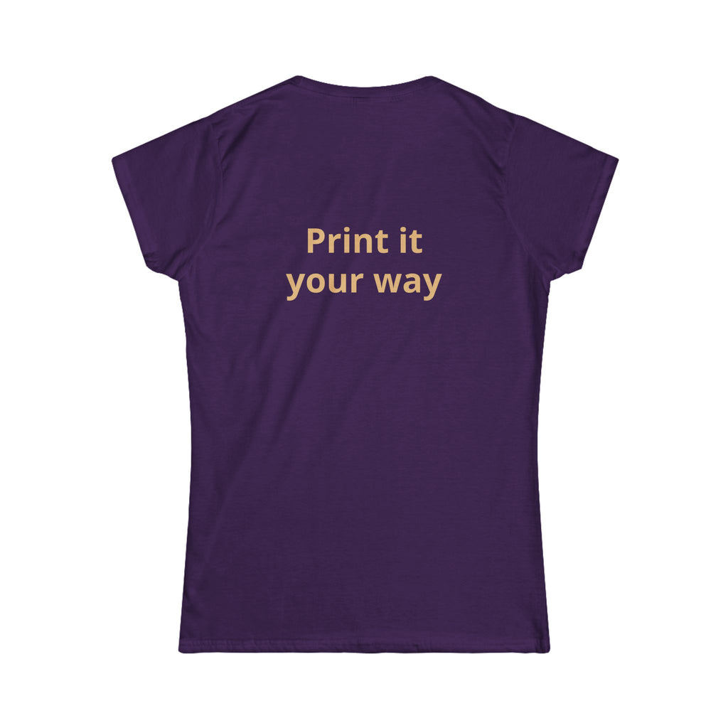 Personalisiertes Damen T-Shirt - Two Wheels One Soul