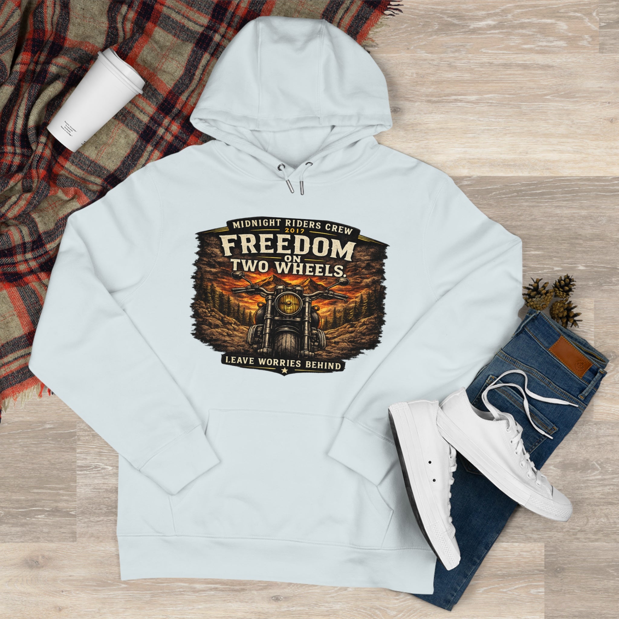 Personalisierter Hoodie - Two Wheels  One Soul