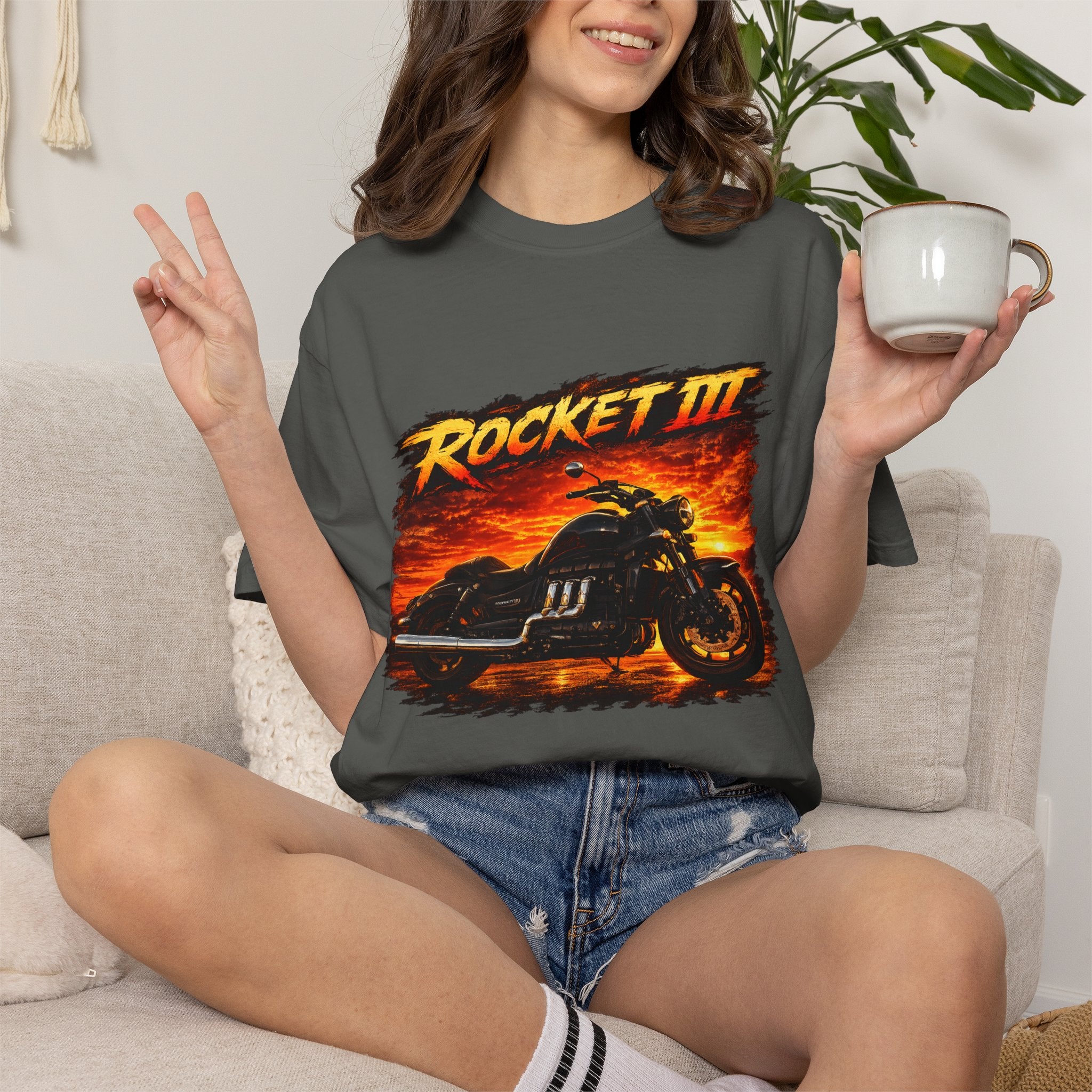 Personalisiertes T-Shirt - Triumph Rocket III