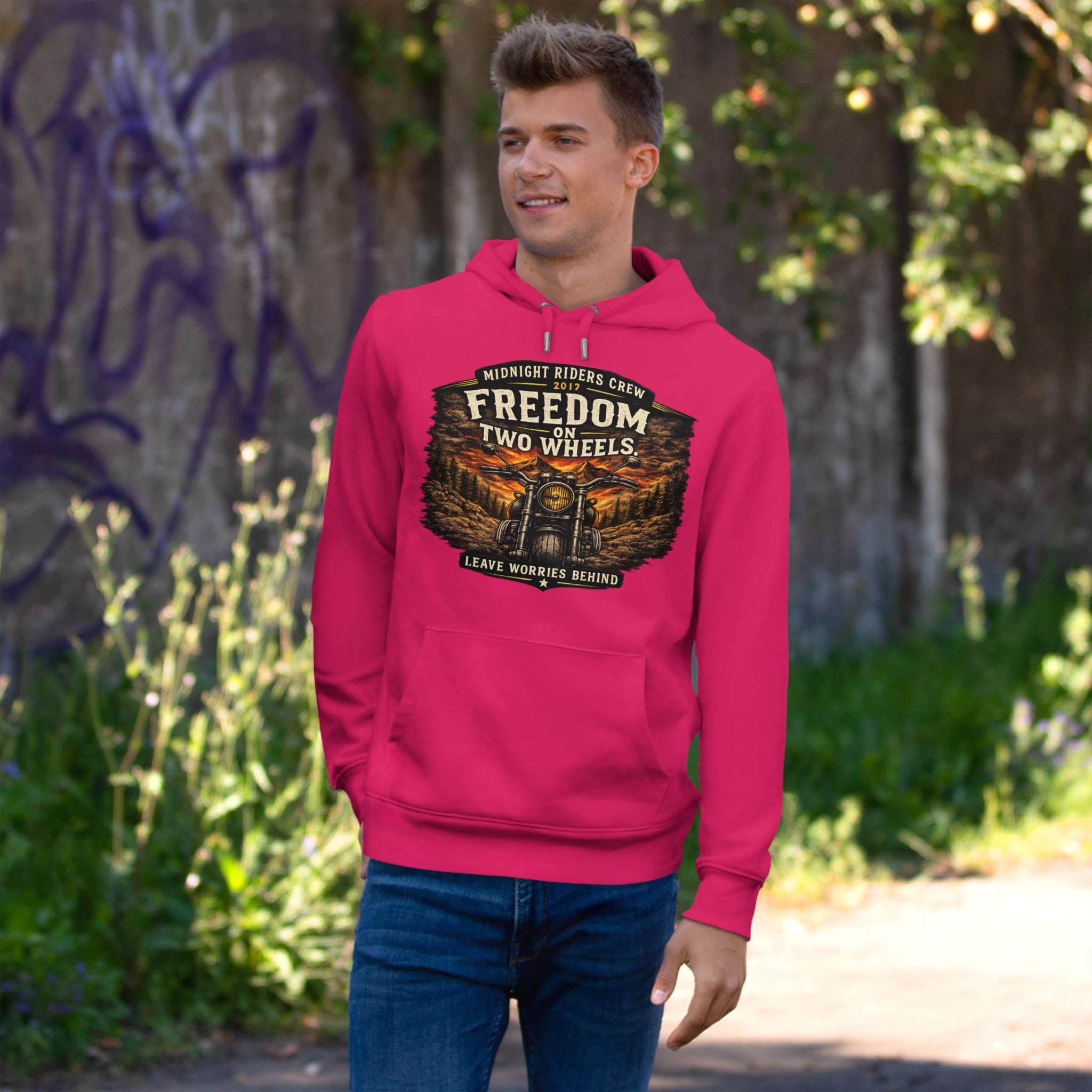 Personalisierter Hoodie - Two Wheels  One Soul