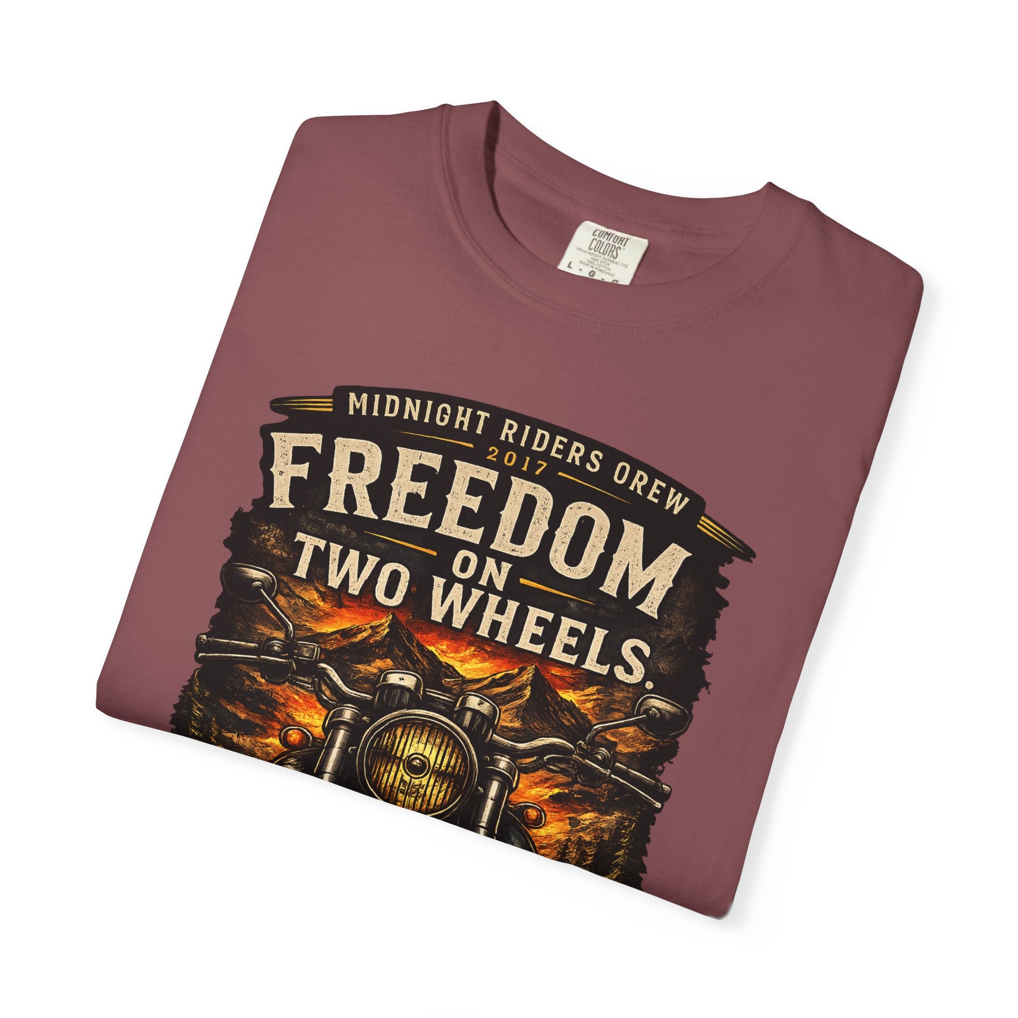 T-Shirt - Freedom on Two Wheels  Leave Worries Behind
