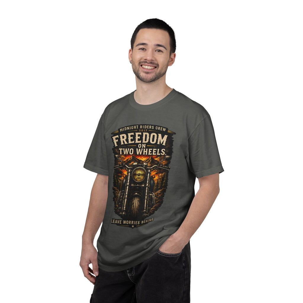 T-Shirt - Freedom on Two Wheels  Leave Worries Behind