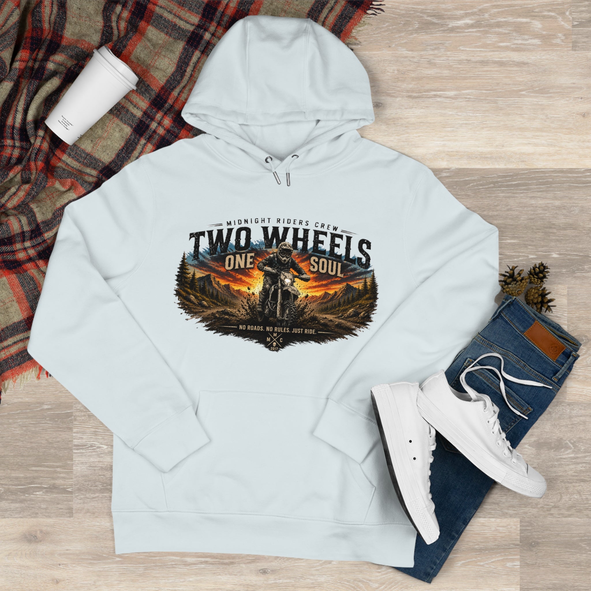 Personalisierter Hoodie - Two Wheels, One Soul
