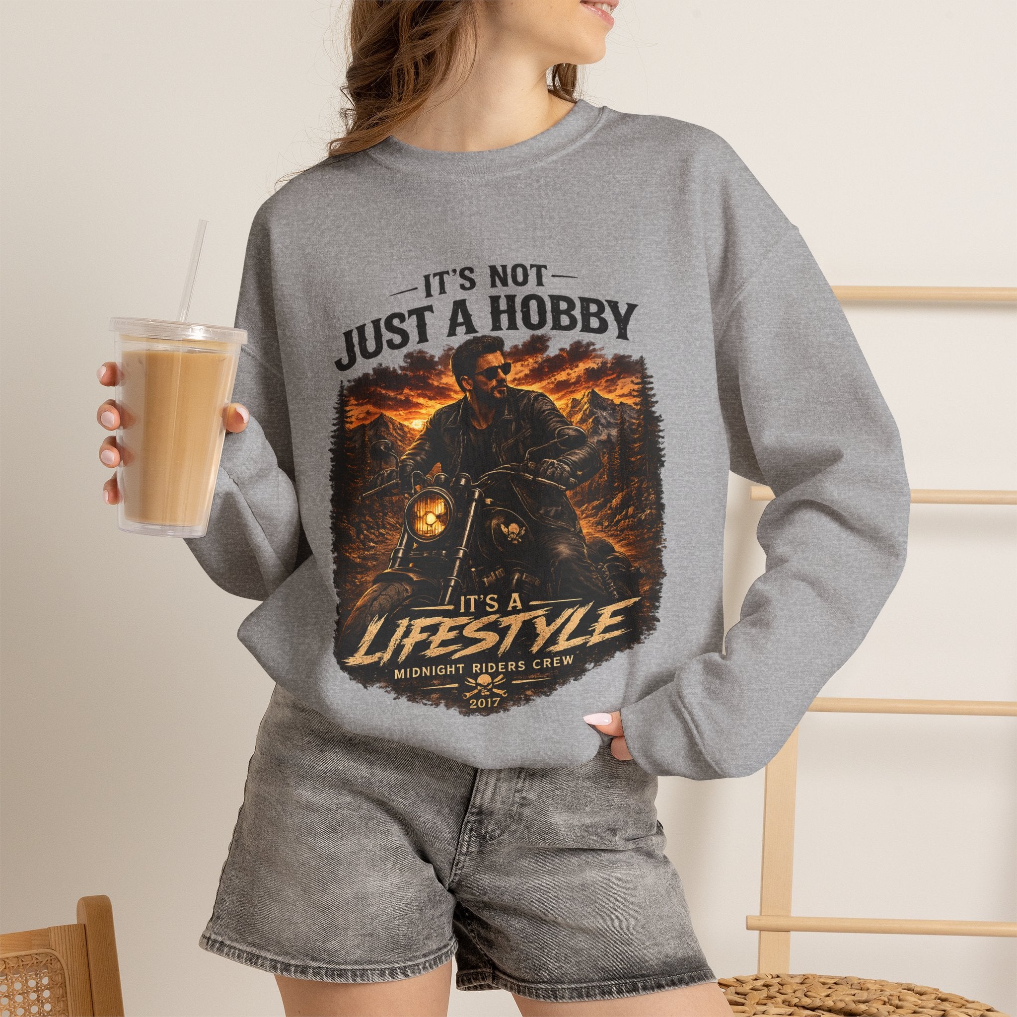 Personalisiertes Sweatshirt - It’s Not Just a Hobby  It’s a Lifestyle - Color