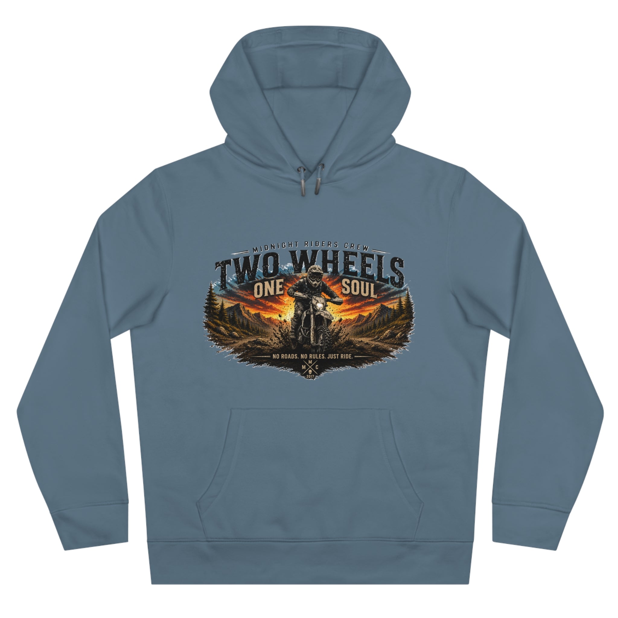 Hoodie - Two Wheels  One Soul