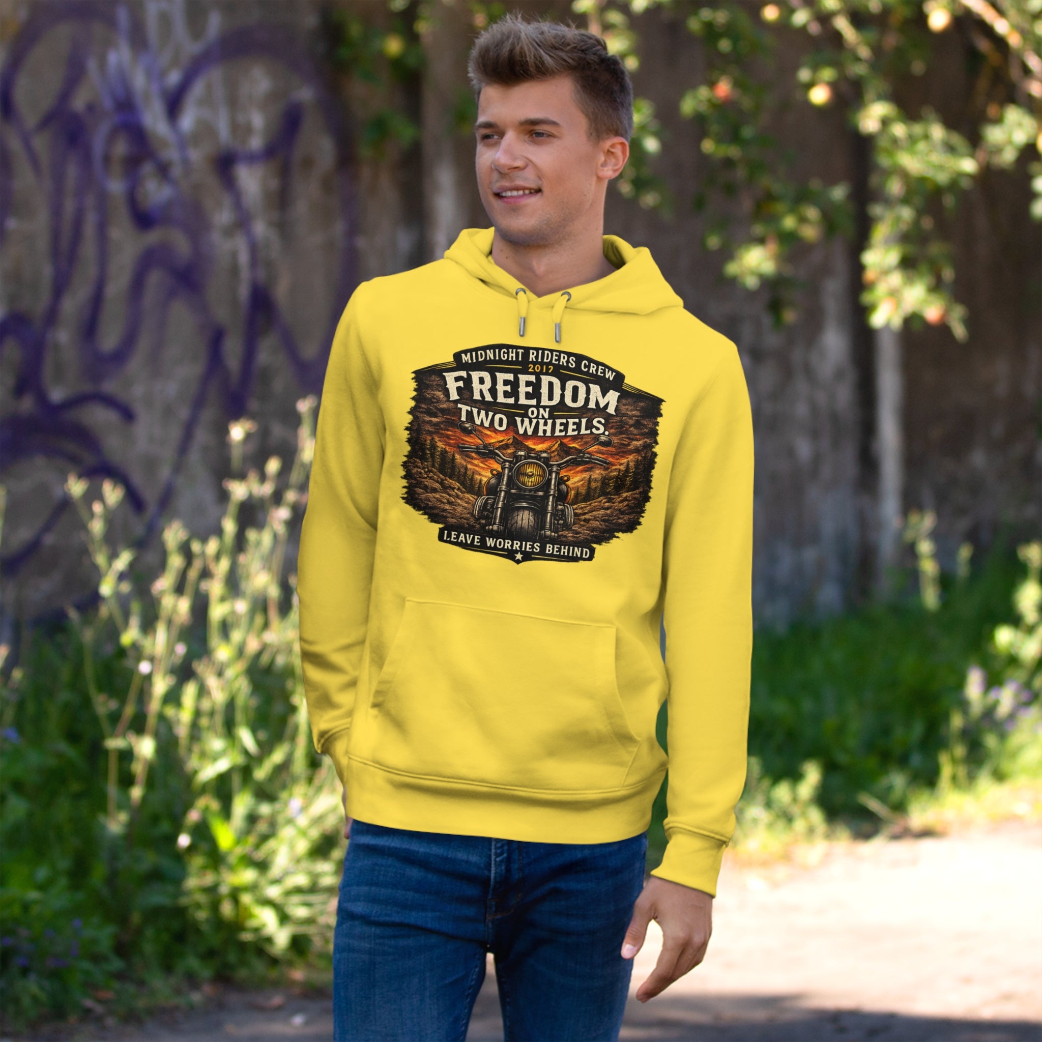 Personalisierter Hoodie - Two Wheels  One Soul
