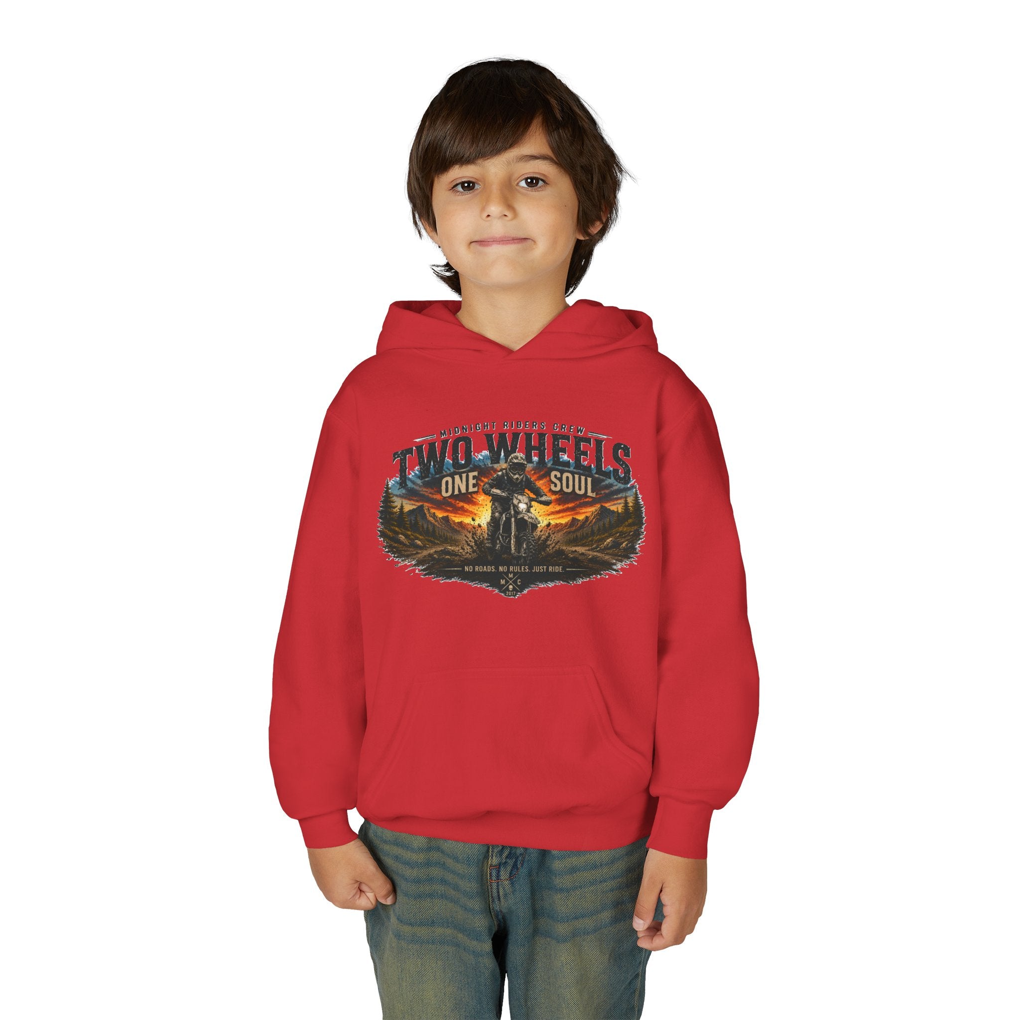 Kinder Hoodie - Two Wheels, One Soul