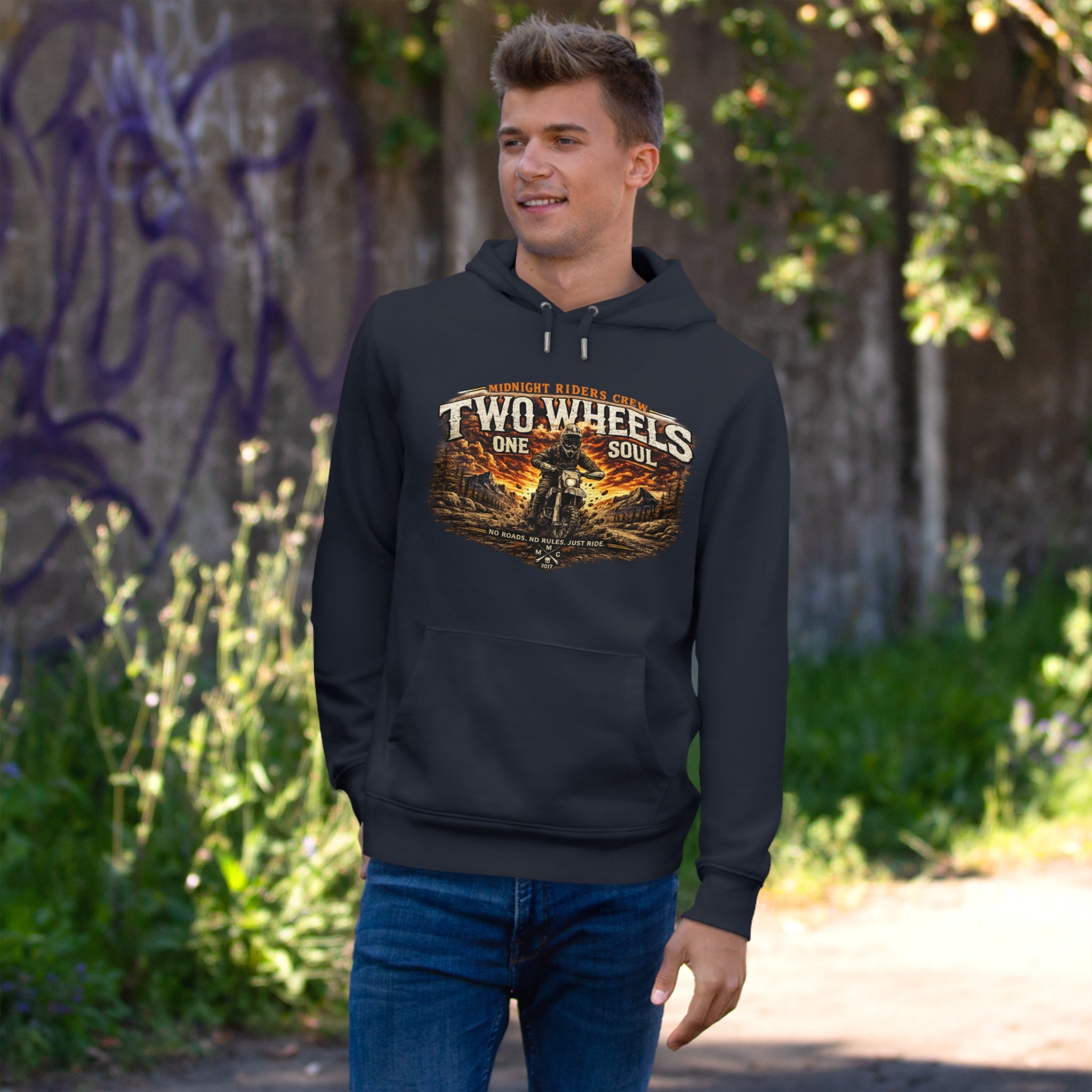 Hoodie - Two Wheels  One Soul