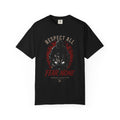Graphic Motorcycle T-Shirt - Respect All  Fear None Bikershirt Men Woman