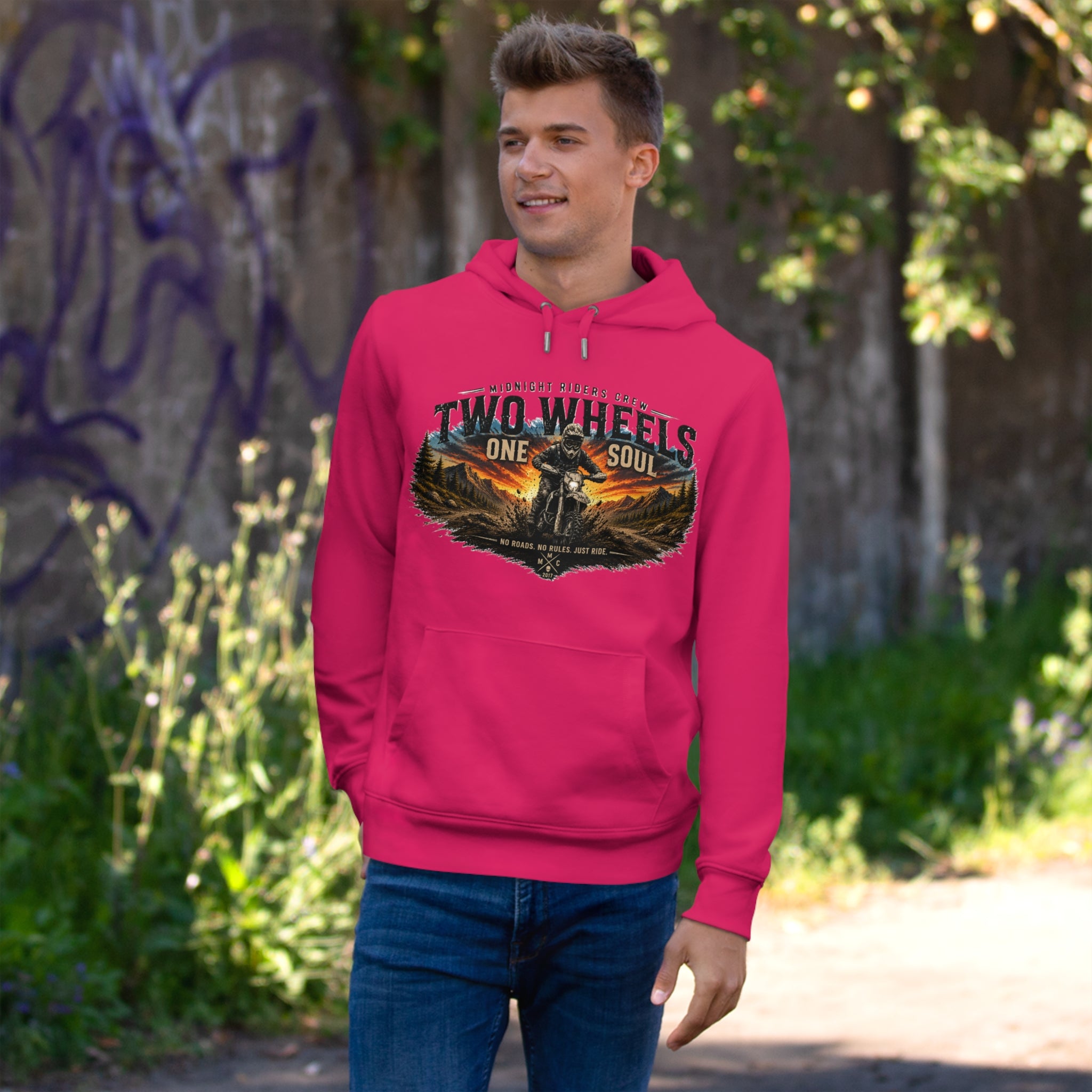 Personalisierter Hoodie - Two Wheels, One Soul
