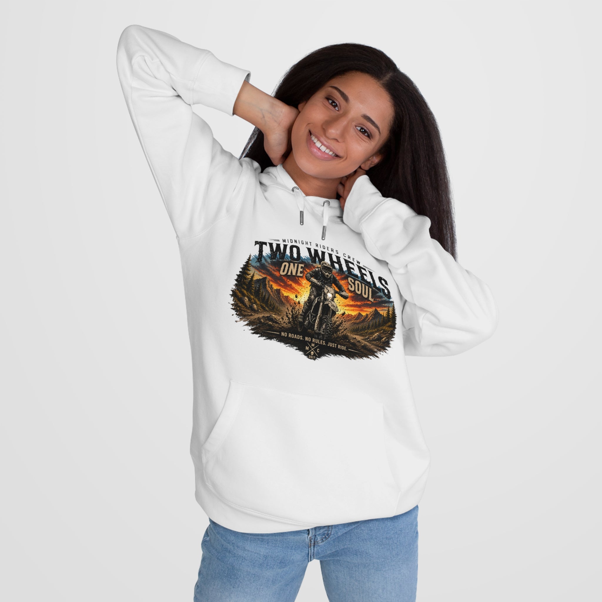 Personalisierter Hoodie - Two Wheels, One Soul