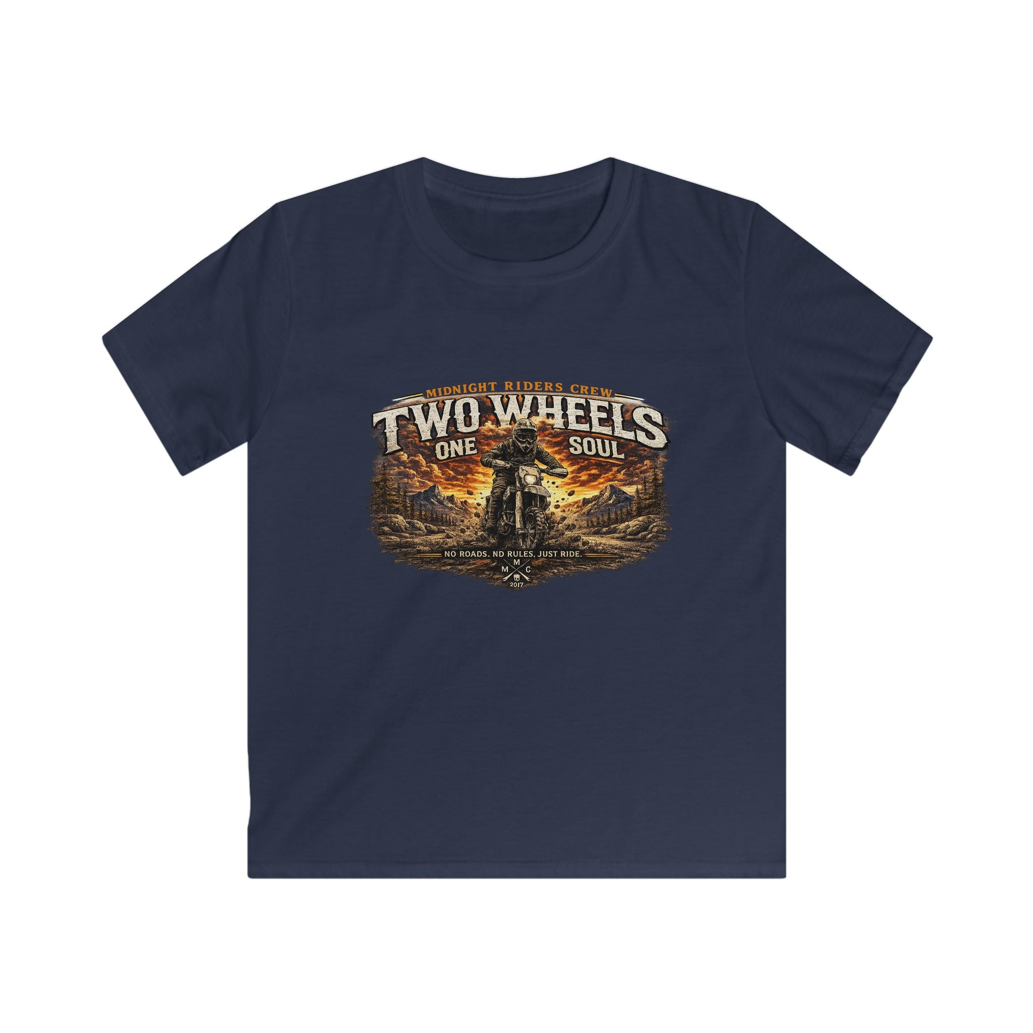 Personalisiertes Kinder T-Shirt - Two Wheels One Soul